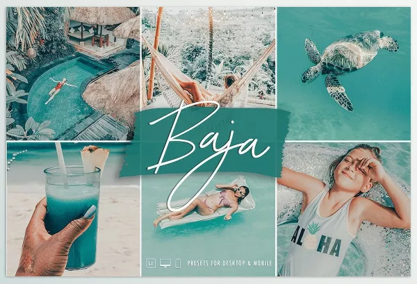 Signature Edits – The Baja Breeze Tropical Lightroom Preset Collection Download
