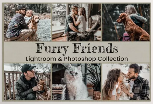 Creative Market – 15 Furry Friends lightroom presets Download 6204182
