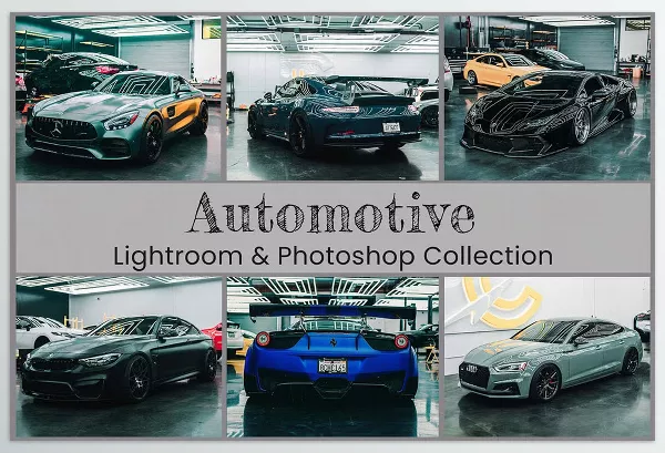 Creative Market – Automotive Lightroom Photoshop LUTs Download 6529006 (Mob, Desk)