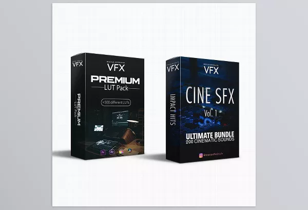 Movie Effects VFX – CINE SFX Vol. 1 and Premium LUTs Pack Download