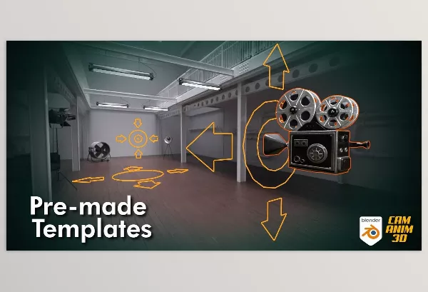 Blender – Cam Anim 3D v5 Download (Collection Of Camera Movements)