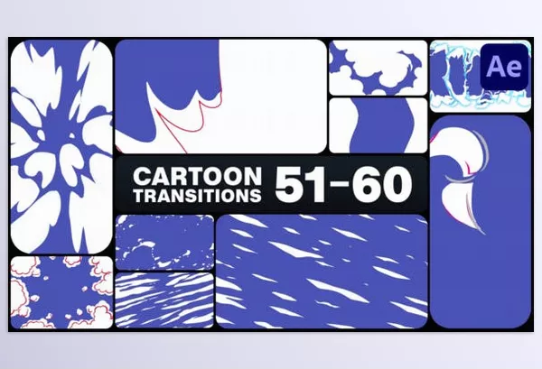 Videohive – Cartoon Transitions for After Effects Download 50939202
