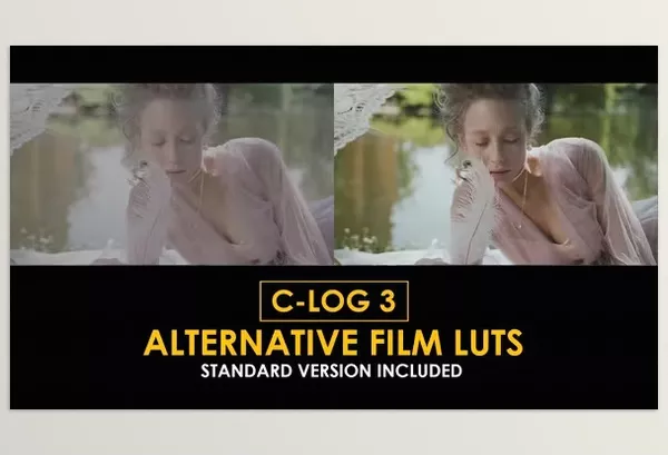 Videohive – C Log3 Alternative Film and Standard LUTs Download 50930773