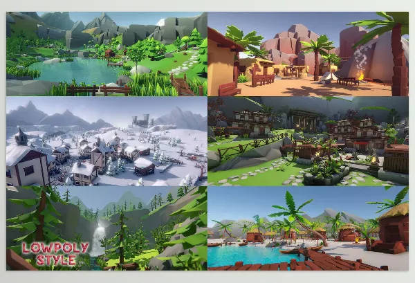 Unity Asset – Lowpoly Style Ultra Pack Download v1.21