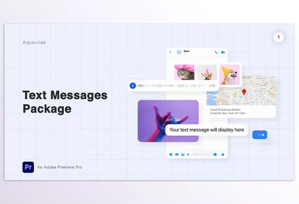 Videohive – Text Messages Package l MOGRT for Premiere Pro Download 27957120