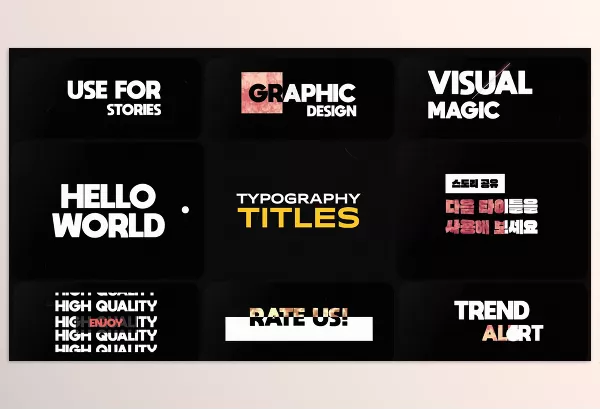 Videohive – Typography Titles for Premiere Pro Download 52531361