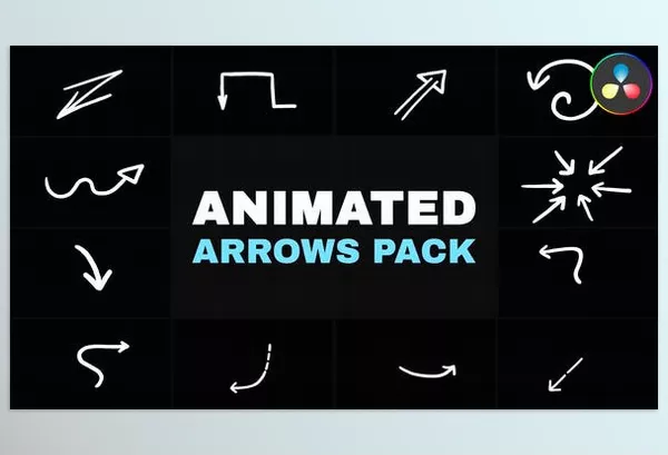 Videohive – Animated Arrows Highlighters Pack DaVinci Resolve Download 52659922