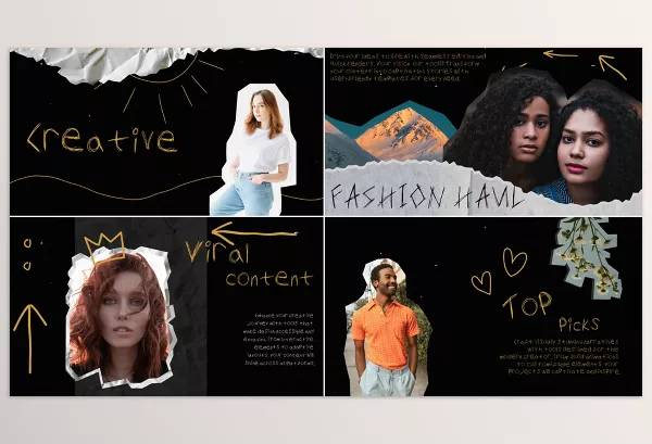 Videohive – Creative Crumbled Paper Slides for After Effects Download 53181287