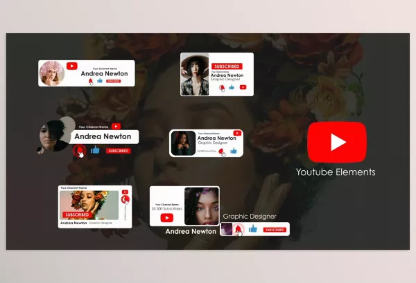 Videohive – Youtube Elements Download 52602248