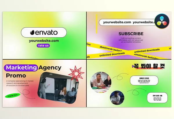 Videohive – Marketing Agency Promo for DaVinci Resolve Download 53327585