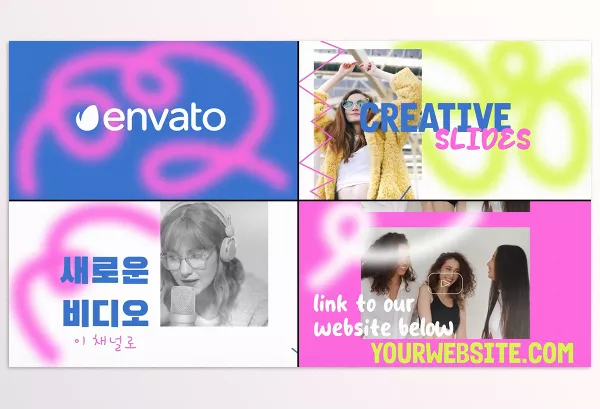 Videohive – Abstract Creative Slides for DaVinci Resolve Download 52725082