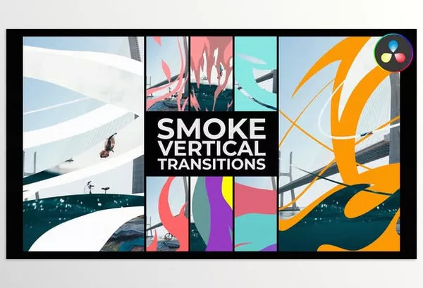 Videohive – Smoke Vertical Transitions DaVinci Resolve Download 52725140
