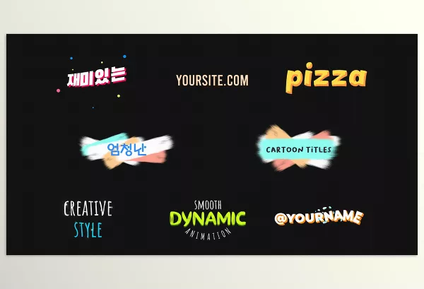Videohive – Colorful Dynamic Titles for After Effects Download 53533044