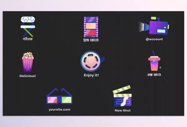 Videohive – Cinema Icons And Titles for After Effects Download 53782919