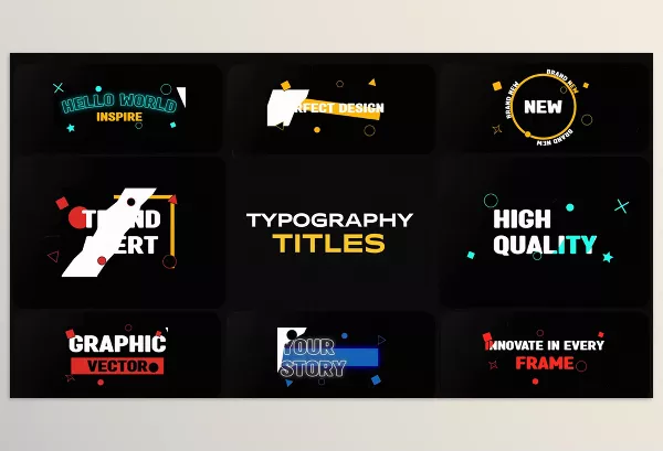 Videohive – Stylish Plate Titles for Premiere Pro Download 53644794
