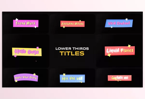 Videohive – Liquid Plates Titles for Premiere Pro Download 53653031