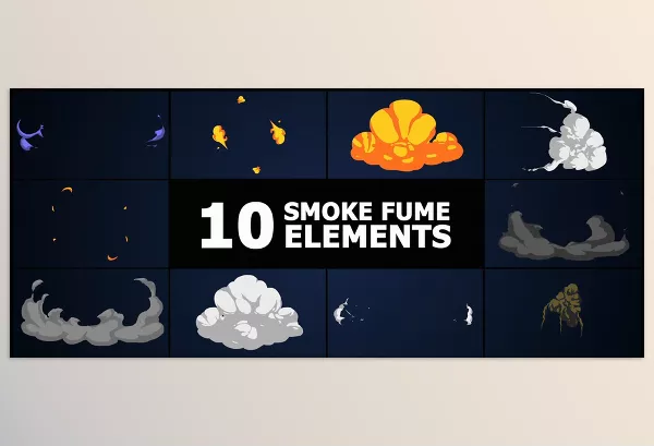 Videohive – Smoke Fume Elements for After Effects Download 54011341