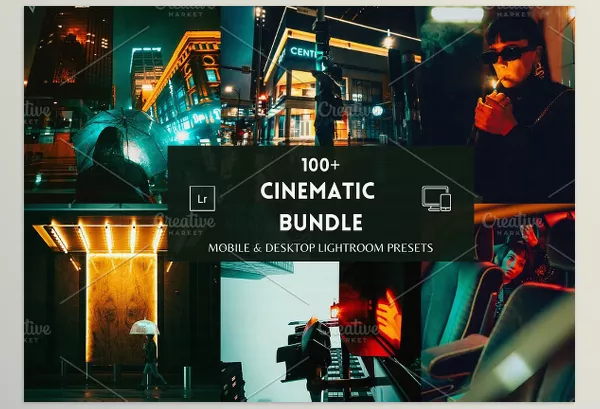 Creative Market – Cinematic Bundle Lightroom Presets Download 280672754