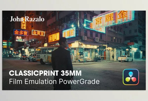 John Razallo – ClassicPrint 35mm Film Emulation PowerGrade Download v3.9