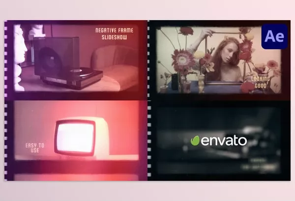 Videohive – Negative Frame Slideshow for After Effects Download 52544932