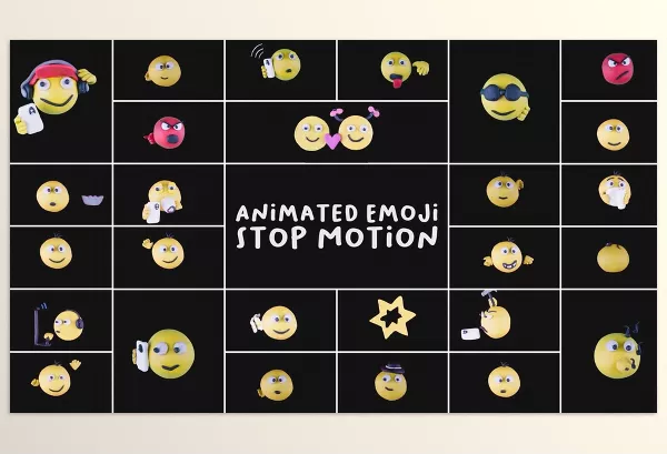 Videohive – Animated Emoji Stop Motion for FCPX Download 54217183