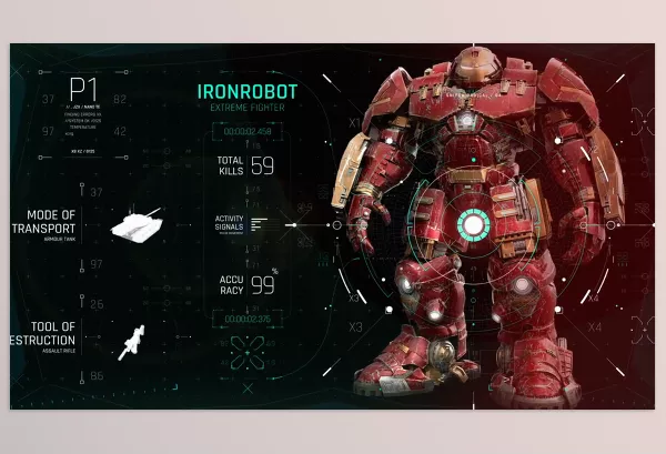 Videohive – HUD UI Game Warrior Screen 04 Download 54701401