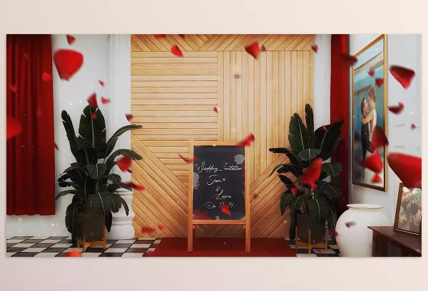 Videohive – Wedding Invitation Frame Slide Show Download 54880824