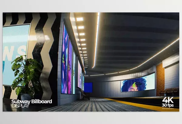 Videohive – Subway Billboard Mockup Download 54967337