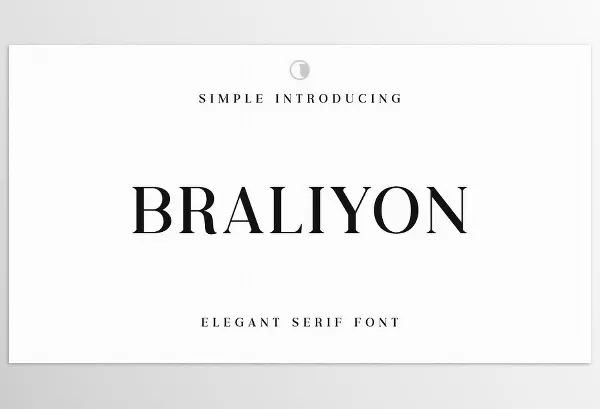 Creative Market – Braliyon an Elegant Font Download 286831736
