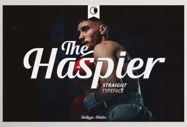Creative Market – The Haspier Straight Script Font Download 14474220