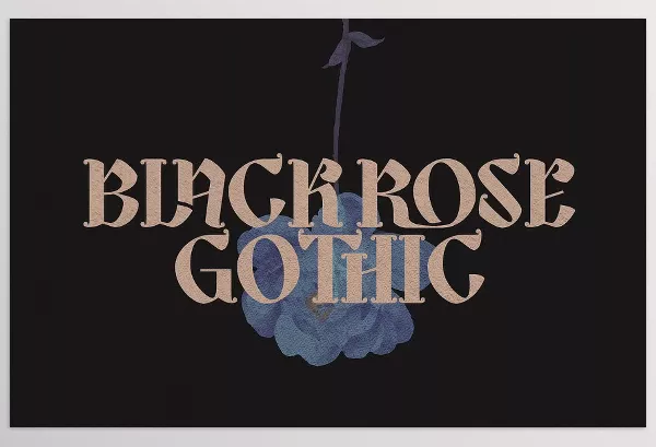 Creative Market – Black Rose Gothic Font Download 289283757
