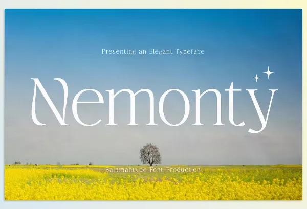 Creative Market – Nemonty Minimalist Font Download 289629777
