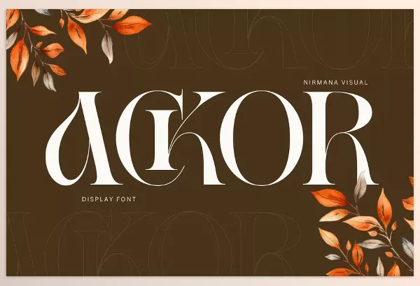 Creative Market – Ackor Branding Logo Font Download 289547827
