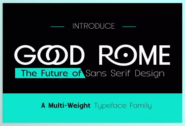 CreativeMarket – Good Rome The Future of Sans Serif Download 291064689