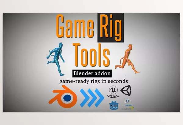 Blender – Game Rig Tools Download (Game-Ready Rigs In Seconds)