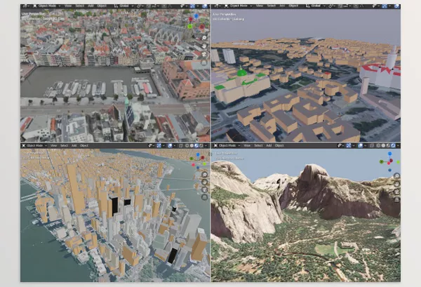 Gumroad – Blosm for Blender Download v2.7.13 (Google 3D cities, OpenStreetMap, terrain)