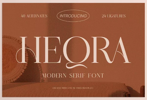 Creative Market – Heqra Modern Serif Font Download 290923219