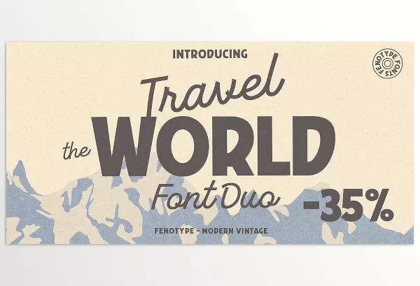 FONTSPRING – Travel The World Font Family Download