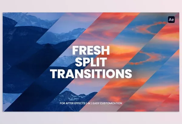 Videohive – Split Transitions For After Effects Download 57426302