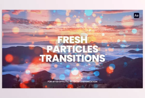 Videohive – Particles Transitions For After Effects Download 57426297
