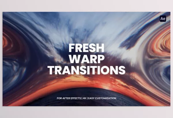 Videohive – Distortion Transitions For After Effects Download 57426312