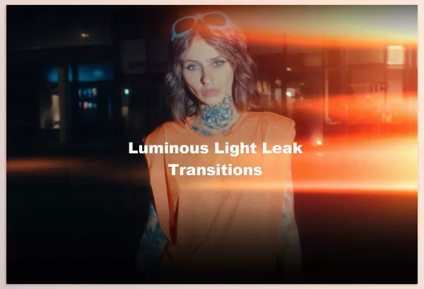 Pixflow – Luminous Light Leak Transitions Download