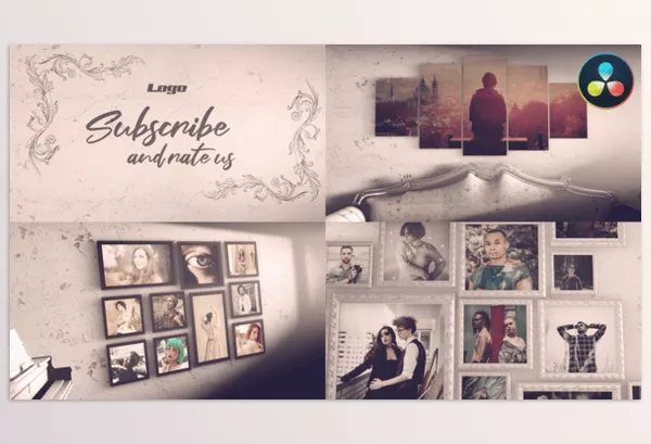 Videohive – Vintage Photo Slides for DaVinci Resolve Download 57499412