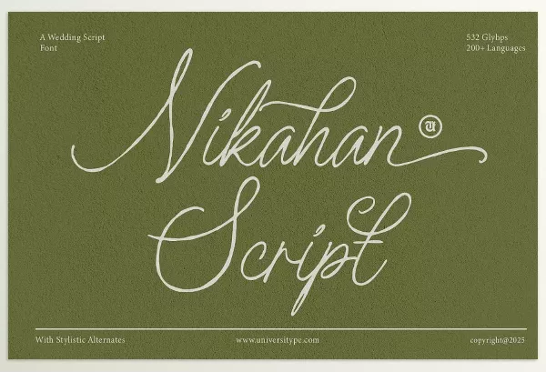 Creative Market – UT Nikahan Script A Wedding Font Download 291222241