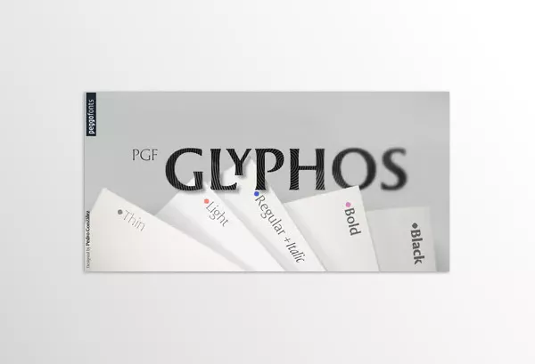 MyFonts – PGF Glyphos Font Family Download