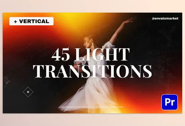 Videohive – Light Transitions For Premiere Pro Download 57798725