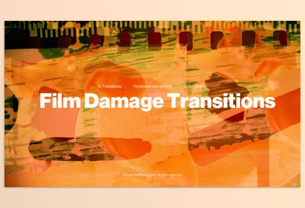 Videohive – Film Damage Transitions Download 57131663