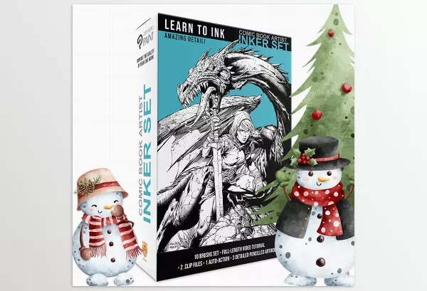 Gumroad – Comic Book Artist INKER SET for Clip Studio Paint Brushes and more Download