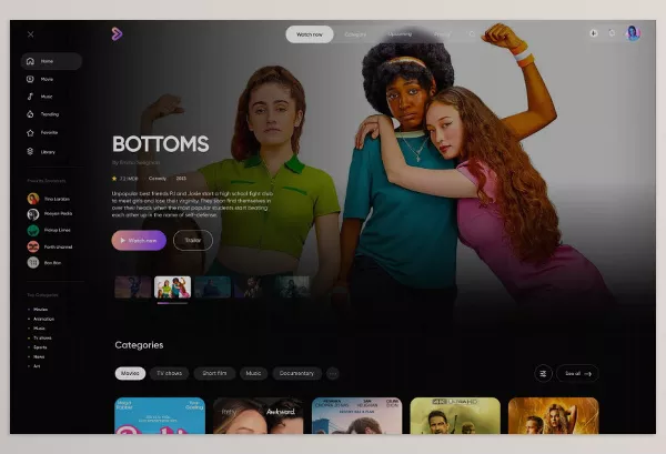 Pixflow – Video Streaming Web UI Kit Download