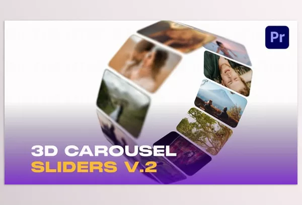 Videohive – 3D Carousel Galleries for Premiere Pro Download 57874392